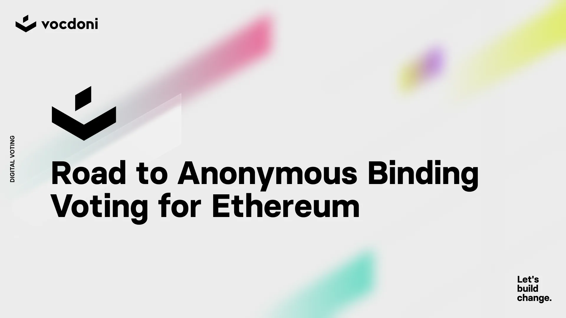 El camí cap al vot anònim i vinculant per a Ethereum