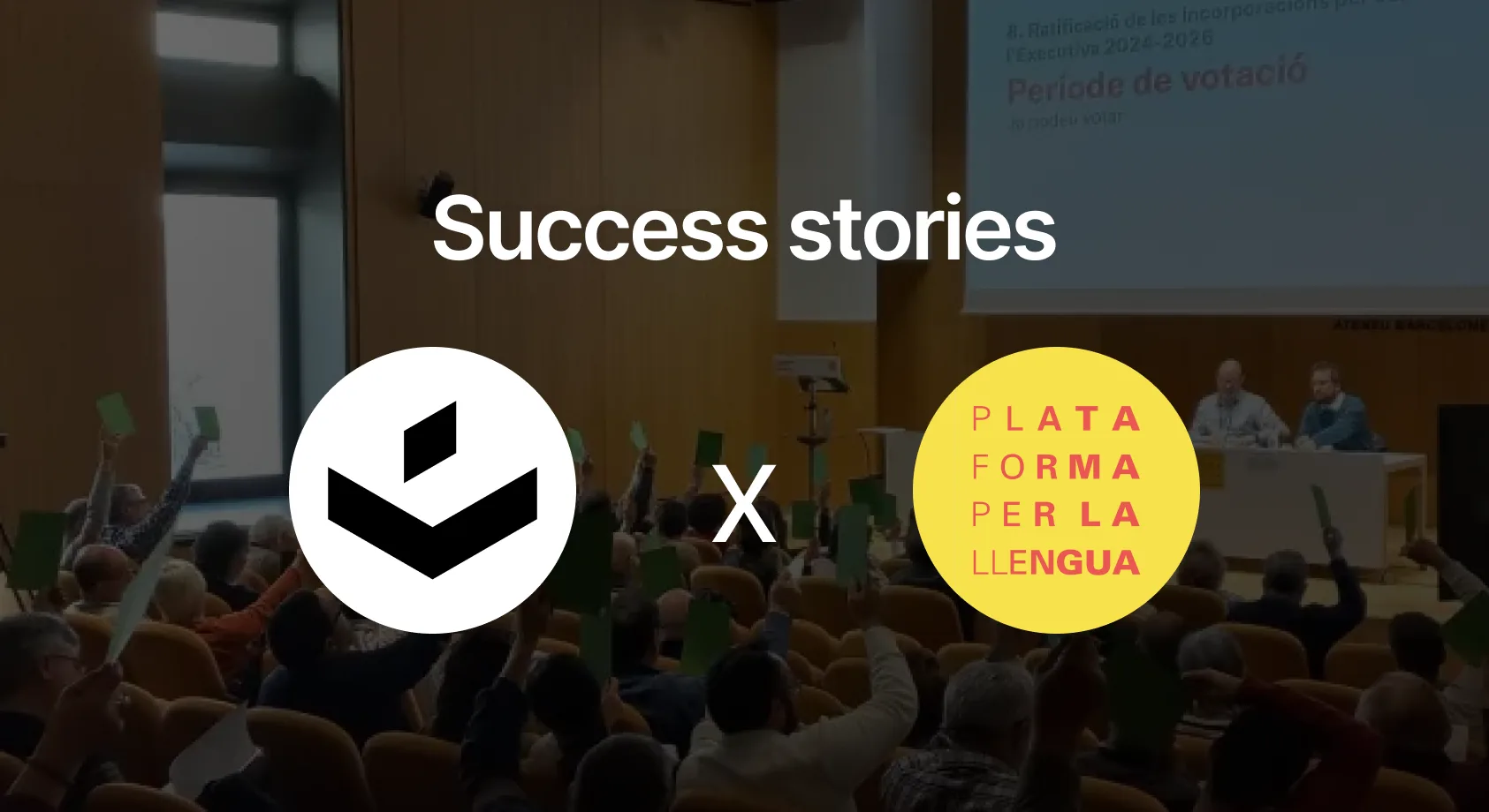 Com Plataforma per la Llengua fa votacions online per als seus 26.000 socis repartits en quatre estats amb Vocdoni